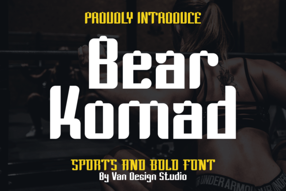 Bear Komad: A Whimsical Display Font for Modern Brands