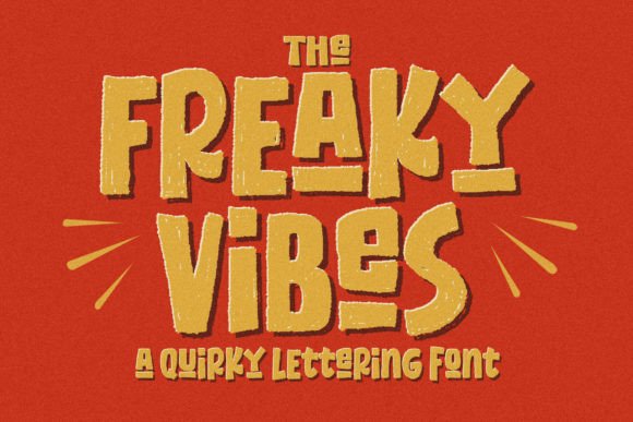 Defining Character: A Practical Guide to the Freaky Vibes Display Typeface