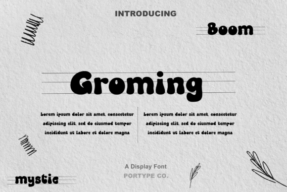Grooming: The Art of Sophisticated Typography