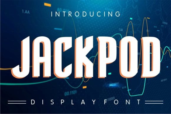 Jackpod: Bold Display Font for Modern Brands