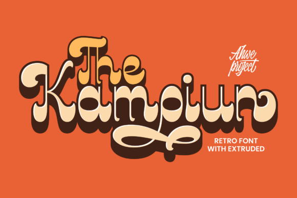 Kampiun: A Groovy Reverse Retro Script for Modern Brands