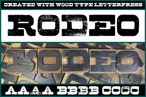 Rodeo Typeface: The Tactile Power of Hand-Carved Wood Type