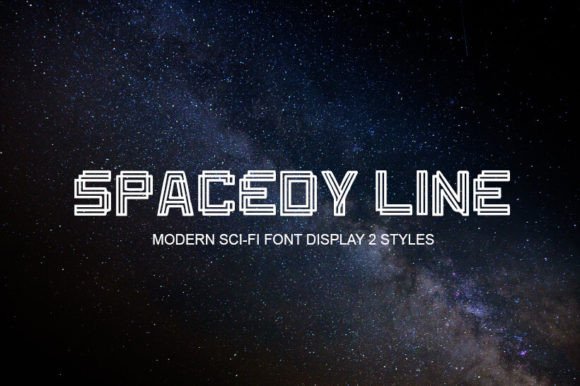 Spacedyline: The Modern Sci-Fi Font for Bold Designs