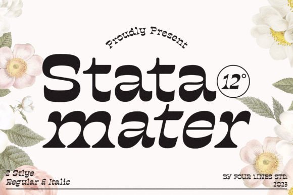 Stata Mater: Timeless Serif Elegance for Modern Design