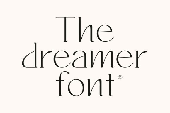 The Dreamer Font: Chic Elegance for Modern Design