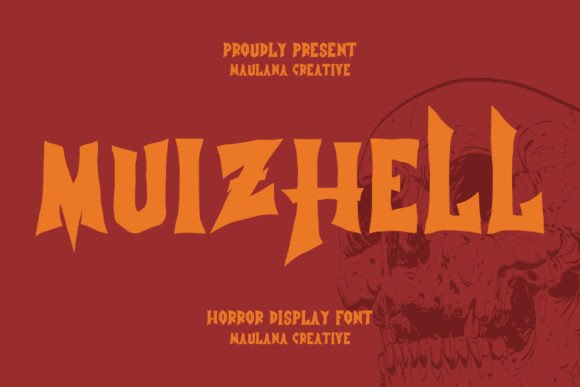 Unleashing the Macabre: Why Muizhell Horror Display Font is the Ultimate Choice for Dark Aesthetics