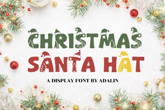 Unlocking Holiday Creativity with the Christmas Santa Hat Font
