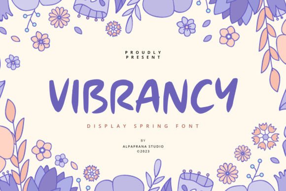 Vibrancy: A Modern Display Font for Bold Branding